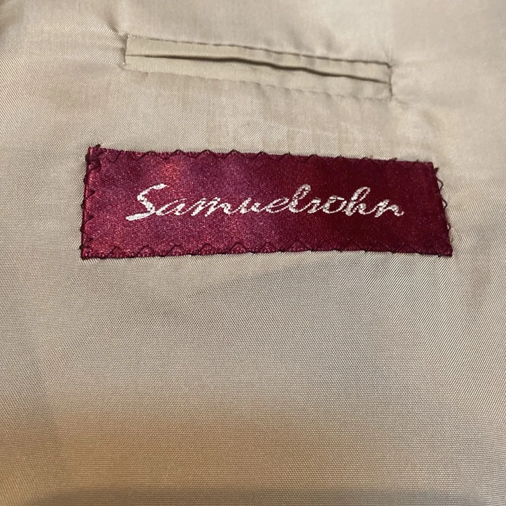 SAMUELSOHN Size 43R Sport Coat Wool Linen Poliamide Blend